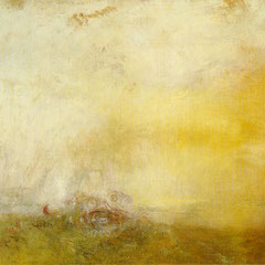 Turner, "Coucher de soleil avec monstres marins", 1845