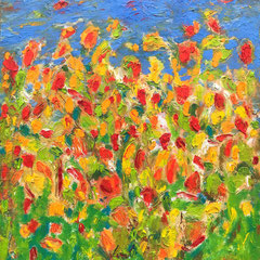 "Blumenwiese 80 x 100 (283)      (2).  700 €