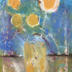 "Blumenvase abstrakt"    60 x 80  (326)    (2). 