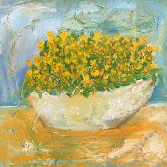 "Blumenschale"    80 x 80   (347)  (2).  