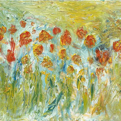 "Tulpenwiese".   50 x 100.  (356).   (3)