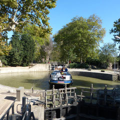 Schleuse am Canal du Midi