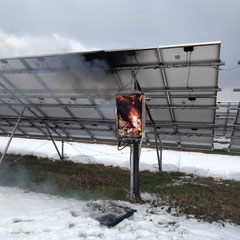 Brand Solarpark Granswang