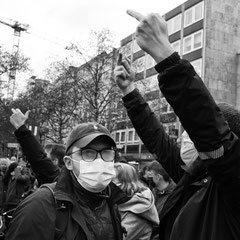 13. November 2020 Gegendemonstranten