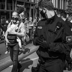 20. Juni 2020 Demo Gegner von Corona-Maßnahmen