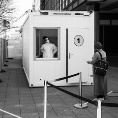 27. April 2021 Teststation am Schillerplatz