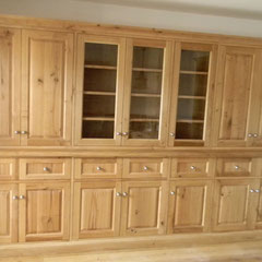 Wohnzimmerschrank in Asteiche geölt