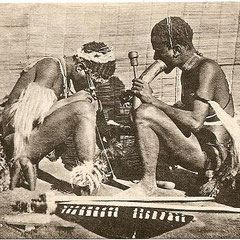 Fumeurs de chanvre africain au XIXème siècle