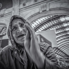 Milano - Train Station - Beggar