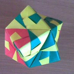 Faltarbeit:Origami-Micha
