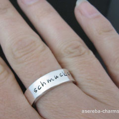 Bandring breit aus Sterlingsilber (925)