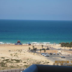 Vue Plage surveillée de Youd Zain