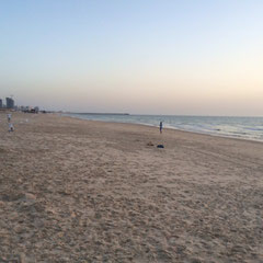 Plage immense