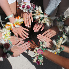 Atelier DIY création de bracelet de fleurs séchées