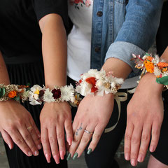 Atelier DIY création de bracelet de fleurs séchées