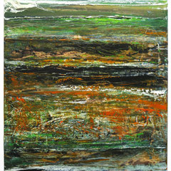 "Caldera I", 59 x 44 cm, Acryl/Mischtechnik auf Acrylglas