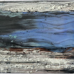 "Panta Rhei II", 15 x 21 cm, Mixed Media