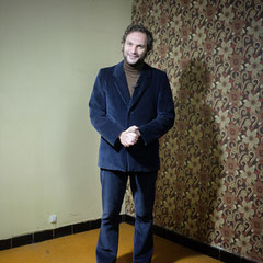 Ludovic Füschtelkeit lors d'un tournage - (photo : Simon Bonne)