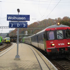 Zusatzmodul zu EW III Pendelzug Luzern-Bern in Wolhusen.