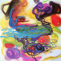 "GROOVY GROOVE"  36X36   Exclusively at Wertheim Contemporary (808) 573-5972