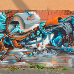 Honsar - Wall in Ccoperation with Shogun- Hausen / Frankfurt