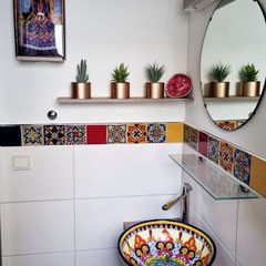 Mexikanisches Badezimmer