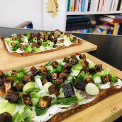 veganer Flammkuchen