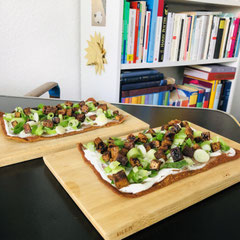 veganer Flammkuchen