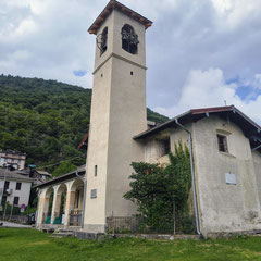 Gurrone (VB) - Torre campanaria della Chiesa della Madonna Assunta