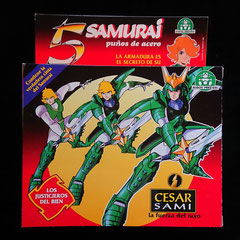 5 samurai-Cesar sami-Giochi Preziosi-España-1995