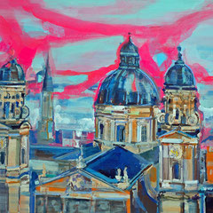 Theatinerkirche, 0,85 x 1,05 m, Stefan Heide, ABC Westside Galerie