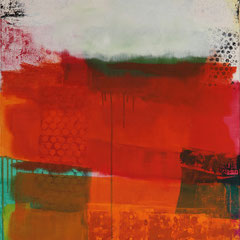 Kristina Salamon-Afif, Abstraktion 10, Acryl auf Leinwand,  60 x 80 cm, 2020
