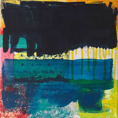 Kristina Salamon-Afif, Abstraktion 12, Acryl auf Leinwand, 30  x 30 cm, 2021