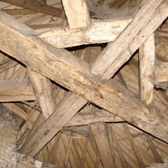 charpente de la tour