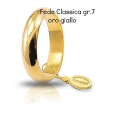 Fede Unoaerre Classica oro giallo grammi 7