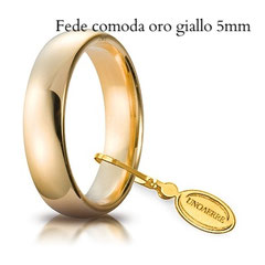 Fede Unoaerre Comoda oro giallo 5 mm