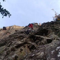 via ferrata barreaux parcours aventure