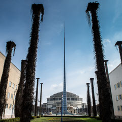 Die Jahrhunderthalle bildet das Zentrum des Breslauer Messegeländes, das zwischen 1911 und 1913 entstand.