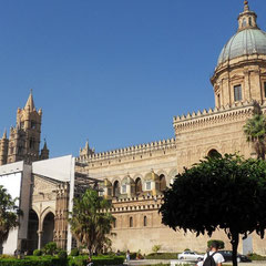 Palerme - La cathédrale dédiée à Notre Dame de l'Assomption.