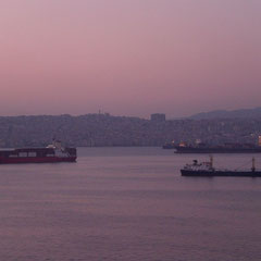 Ankunft im Hafen von Izmir.