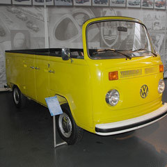 Der Open Air-Bus. 4 Zylinder-Boxer mit 1,6l Hubraum und 50PS aus dem Jahr 1973. Ein Einzelstück der VW-Versuchsabteilung.