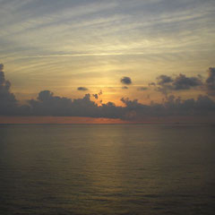 Der letzte Sonnenuntergang auf See