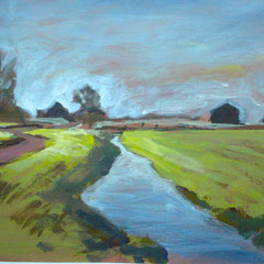 Bij Paesens, a/papier, ca 32x16cm, 2008