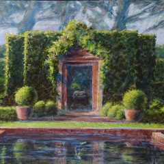 'Gelaagde stilte', o/a/p, 91x46cm