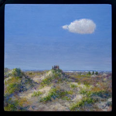 'Vrijheid, samen', a/p,  20x20cm, tgv 75 jaar bevrijding, in boekje Galerie Westerkade