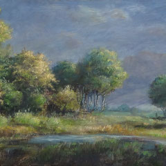 Fantasie, boomgroepen, o/a/p, 72x20cm