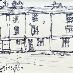 Oxford, St. Clement's street, stift, 13x8cm