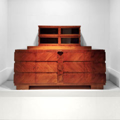 Bruno Paul Burl Walnut Art Deco Bar Buffet Storage, Germany 1920s 30s - PN.Modern pnmodern