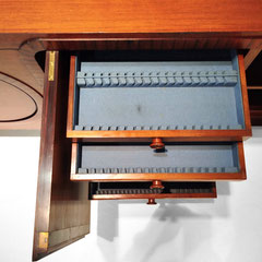 Grand Salon Énfilade Buffet Sideboard Attr. to Jules Leleu, French Master Ébenisterie in Walnut and Macassar, France, 1930-1934 - PN.Modern pnmodern.com