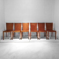 Danilo Silvestrin Oak Dining Chairs Model Milano for Gunther Lambert, Italy, Germany c.1980 - PN.Modern pnmodern